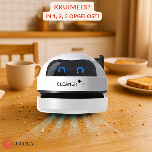CleanMate™ – Mini Tafel- & Toetsenbordstofzuiger | Compact & Razendsnel