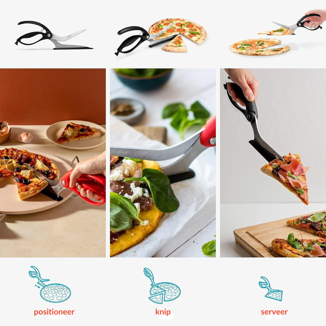 SlicePro Pizza Schaar – Perfecte stukken zonder geknoei