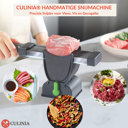 Handmatige Snijmachine – Precisie Snijder voor Vlees, Vis en Gevogelte – Ideaal voor Wokgerechten, Steak Tartaar, Sashimi etc.