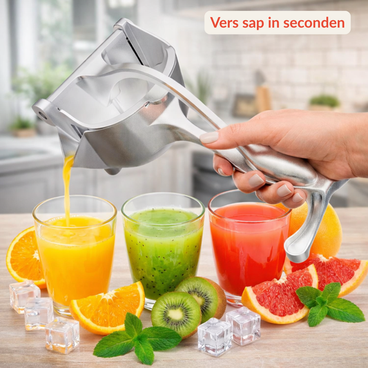 PowerPress Fruitpers – Maximale kracht, maximaal sap uit je zacht fruit