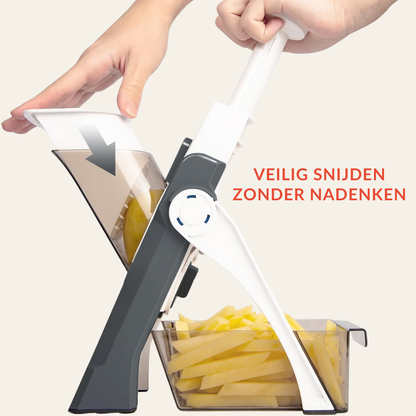 Mandoline Groentesnijder – Snel, eenvoudig en perfect gelijkmatig