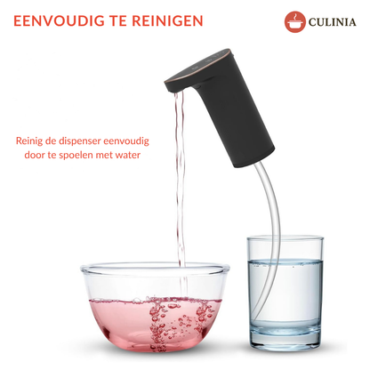 Culinia® Slimme Drank Dispenser met Automatisch Schenksysteem (1–999ml) – Voor Wijn, Whisky & Sterke Dranken | Wijn Beluchting | Luxe Cadeau voor Fijnproevers