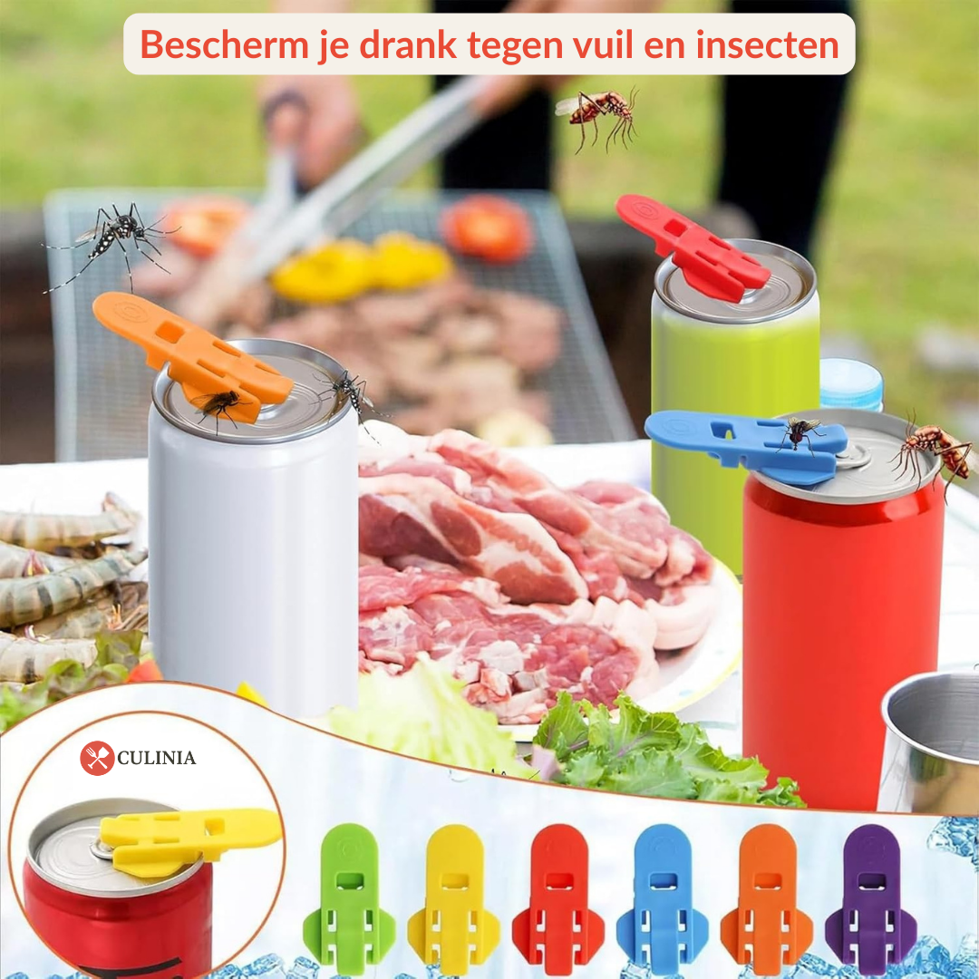 Drankblik opener & afsluit-tool | Open Zonder Kracht, Sluit Hygiënisch Af