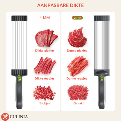 Handmatige Snijmachine – Precisie Snijder voor Vlees, Vis en Gevogelte – Ideaal voor Wokgerechten, Steak Tartaar, Sashimi etc.