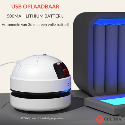 CleanMate™ – Mini Tafel- & Toetsenbordstofzuiger | Compact & Razendsnel